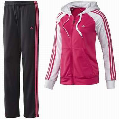 jogging adidas noir et rose